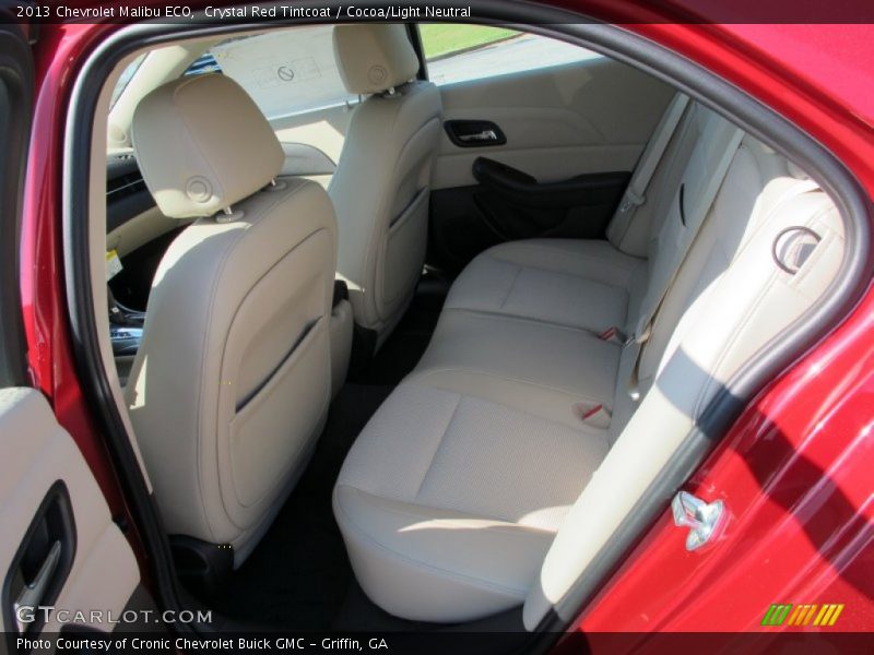 Rear Seat of 2013 Malibu ECO