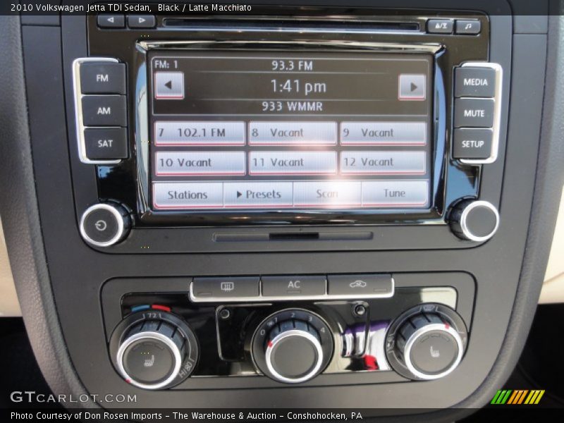 Black / Latte Macchiato 2010 Volkswagen Jetta TDI Sedan
