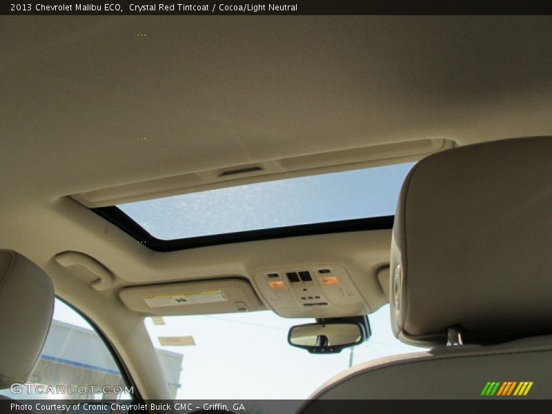 Crystal Red Tintcoat / Cocoa/Light Neutral 2013 Chevrolet Malibu ECO