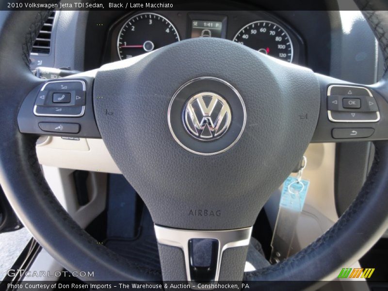 Black / Latte Macchiato 2010 Volkswagen Jetta TDI Sedan