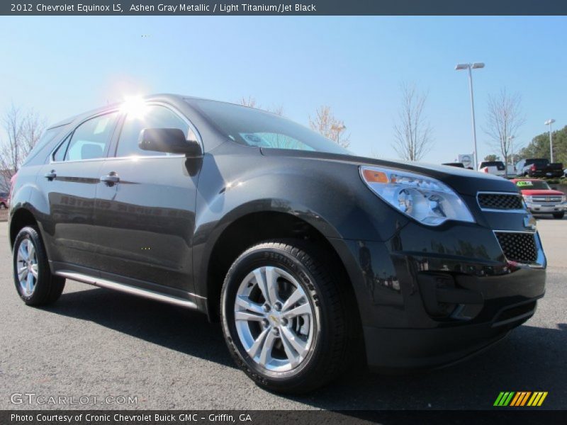 Ashen Gray Metallic / Light Titanium/Jet Black 2012 Chevrolet Equinox LS