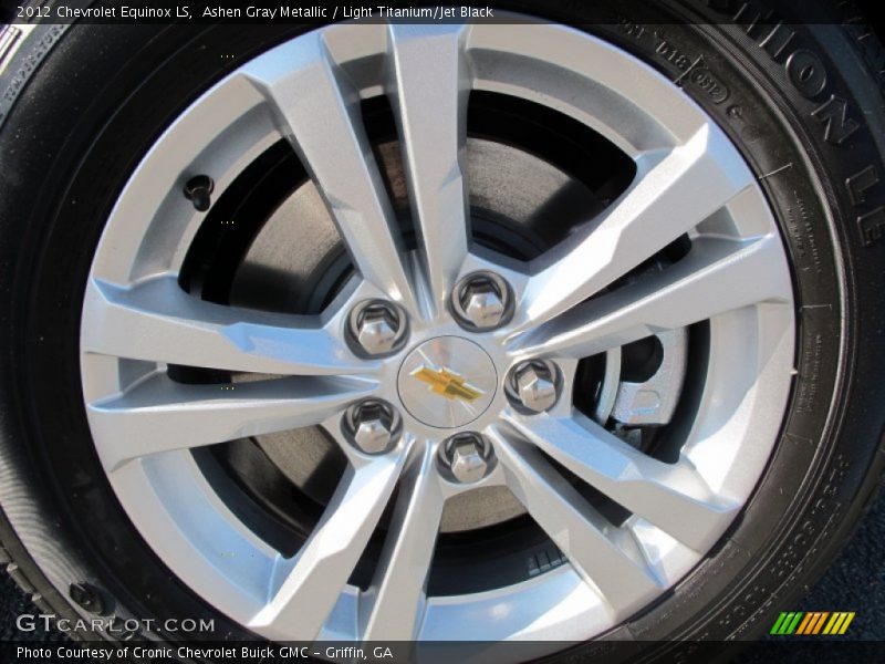 Ashen Gray Metallic / Light Titanium/Jet Black 2012 Chevrolet Equinox LS