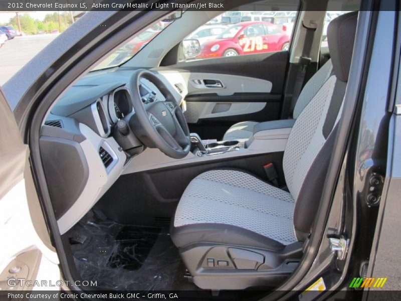 Ashen Gray Metallic / Light Titanium/Jet Black 2012 Chevrolet Equinox LS