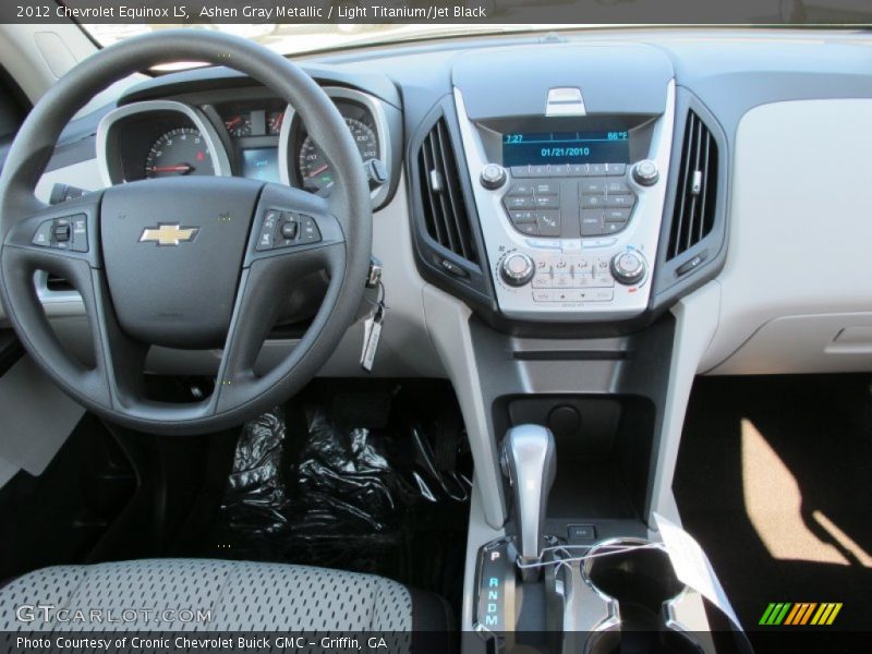 Ashen Gray Metallic / Light Titanium/Jet Black 2012 Chevrolet Equinox LS