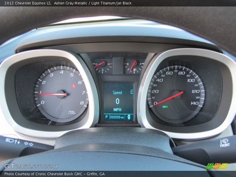 Ashen Gray Metallic / Light Titanium/Jet Black 2012 Chevrolet Equinox LS