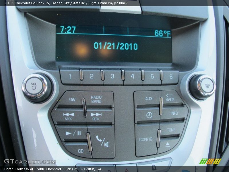 Ashen Gray Metallic / Light Titanium/Jet Black 2012 Chevrolet Equinox LS