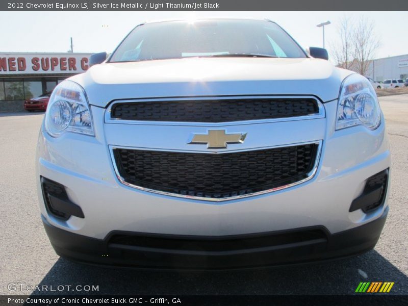 Silver Ice Metallic / Light Titanium/Jet Black 2012 Chevrolet Equinox LS