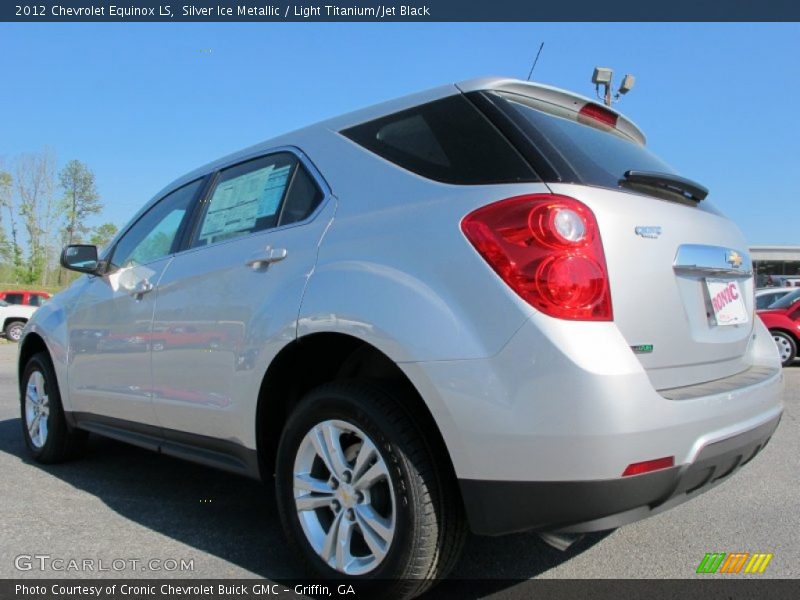 Silver Ice Metallic / Light Titanium/Jet Black 2012 Chevrolet Equinox LS