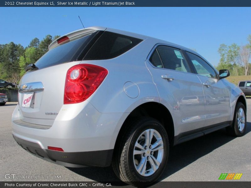 Silver Ice Metallic / Light Titanium/Jet Black 2012 Chevrolet Equinox LS