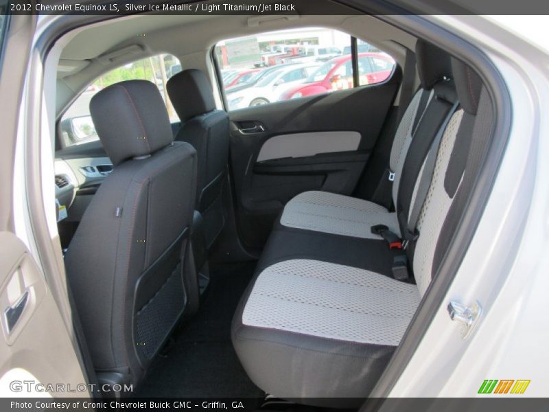 Silver Ice Metallic / Light Titanium/Jet Black 2012 Chevrolet Equinox LS