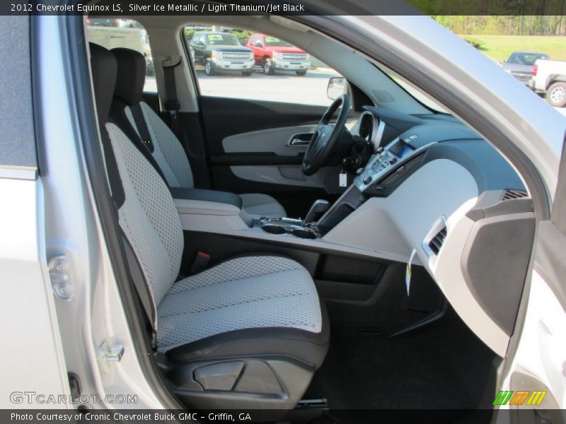 Silver Ice Metallic / Light Titanium/Jet Black 2012 Chevrolet Equinox LS