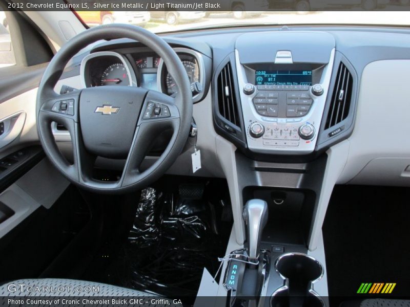 Silver Ice Metallic / Light Titanium/Jet Black 2012 Chevrolet Equinox LS