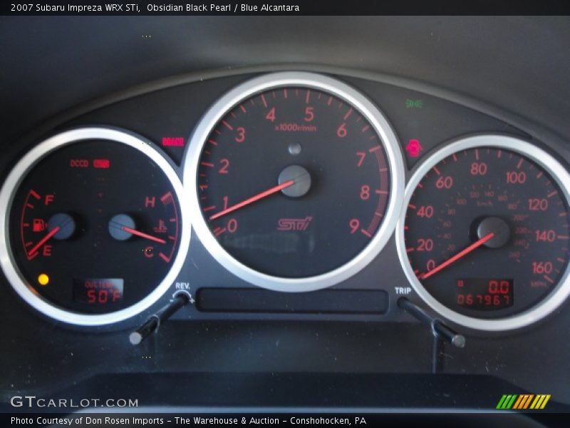  2007 Impreza WRX STi WRX STi Gauges