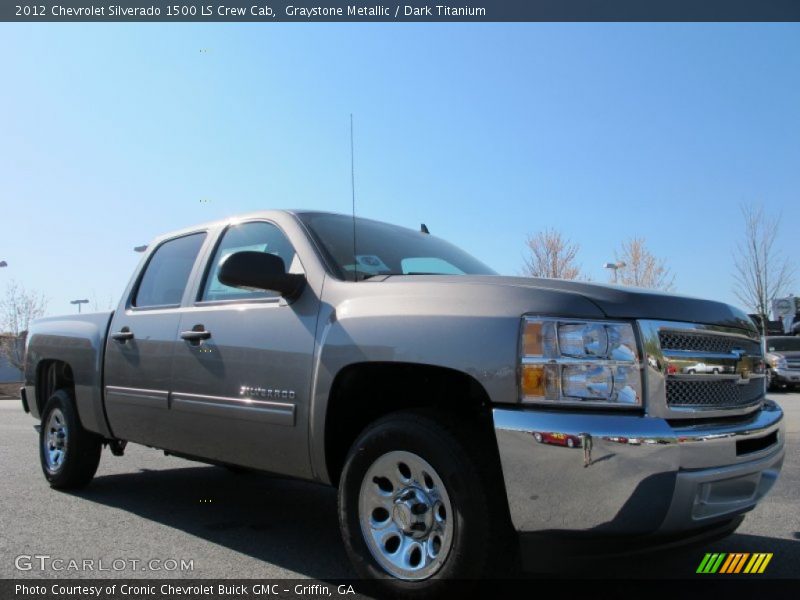 Graystone Metallic / Dark Titanium 2012 Chevrolet Silverado 1500 LS Crew Cab