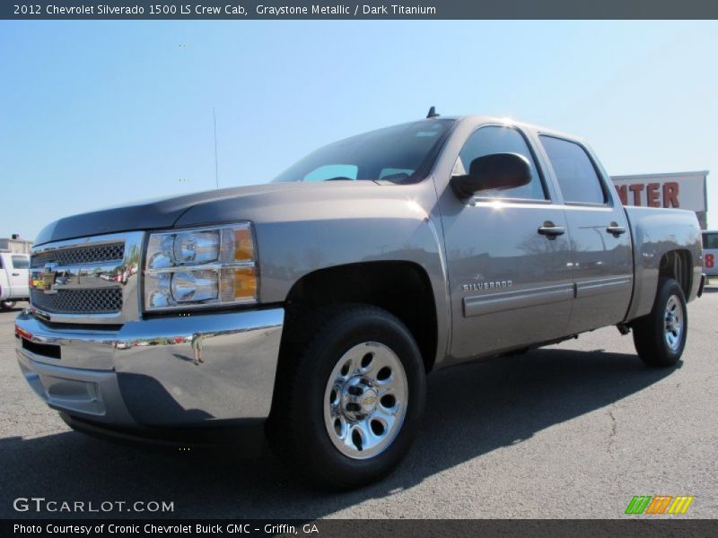 Graystone Metallic / Dark Titanium 2012 Chevrolet Silverado 1500 LS Crew Cab
