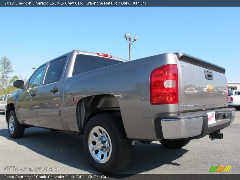 Graystone Metallic / Dark Titanium 2012 Chevrolet Silverado 1500 LS Crew Cab
