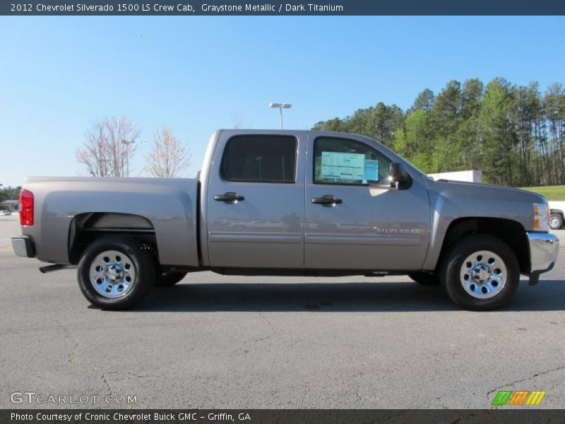 Graystone Metallic / Dark Titanium 2012 Chevrolet Silverado 1500 LS Crew Cab