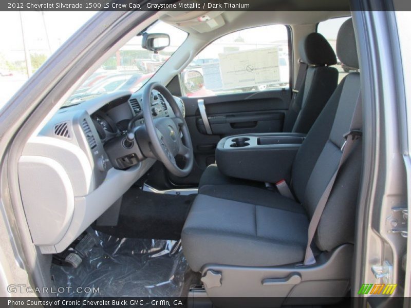 Graystone Metallic / Dark Titanium 2012 Chevrolet Silverado 1500 LS Crew Cab