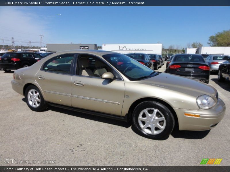 Harvest Gold Metallic / Medium Parchment 2001 Mercury Sable LS Premium Sedan