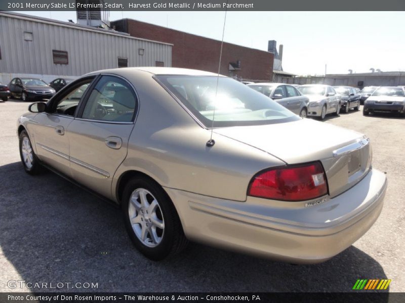 Harvest Gold Metallic / Medium Parchment 2001 Mercury Sable LS Premium Sedan