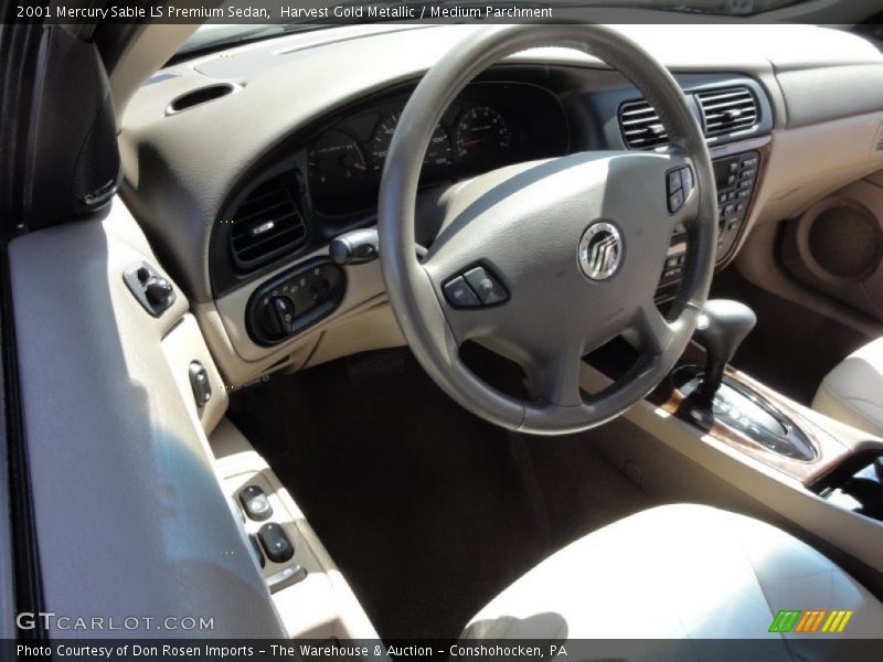 Harvest Gold Metallic / Medium Parchment 2001 Mercury Sable LS Premium Sedan