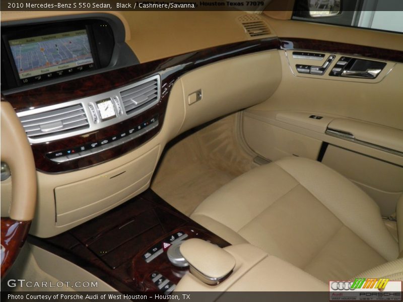 Black / Cashmere/Savanna 2010 Mercedes-Benz S 550 Sedan