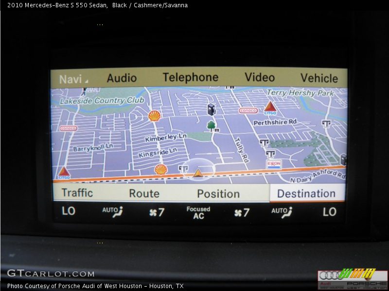 Black / Cashmere/Savanna 2010 Mercedes-Benz S 550 Sedan