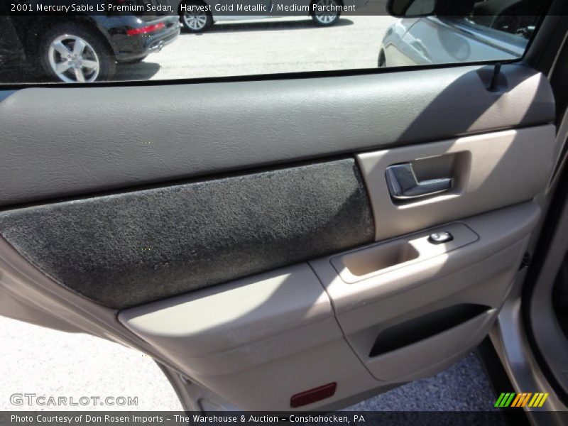 Harvest Gold Metallic / Medium Parchment 2001 Mercury Sable LS Premium Sedan