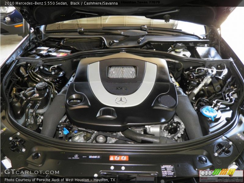 Black / Cashmere/Savanna 2010 Mercedes-Benz S 550 Sedan