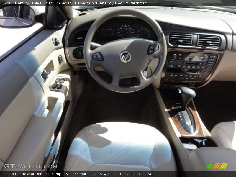 Harvest Gold Metallic / Medium Parchment 2001 Mercury Sable LS Premium Sedan