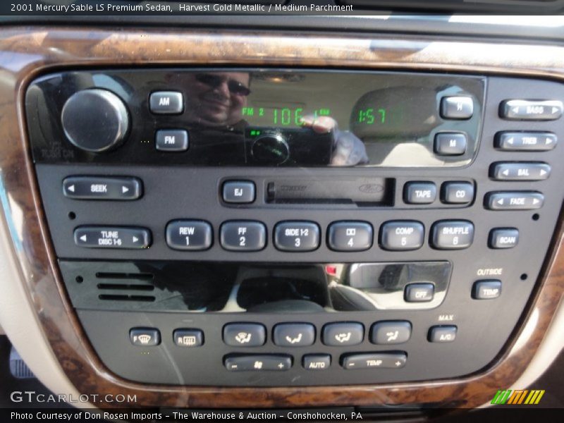 Harvest Gold Metallic / Medium Parchment 2001 Mercury Sable LS Premium Sedan