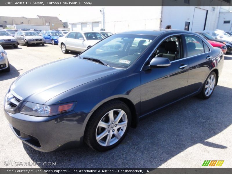 Carbon Gray Pearl / Ebony 2005 Acura TSX Sedan