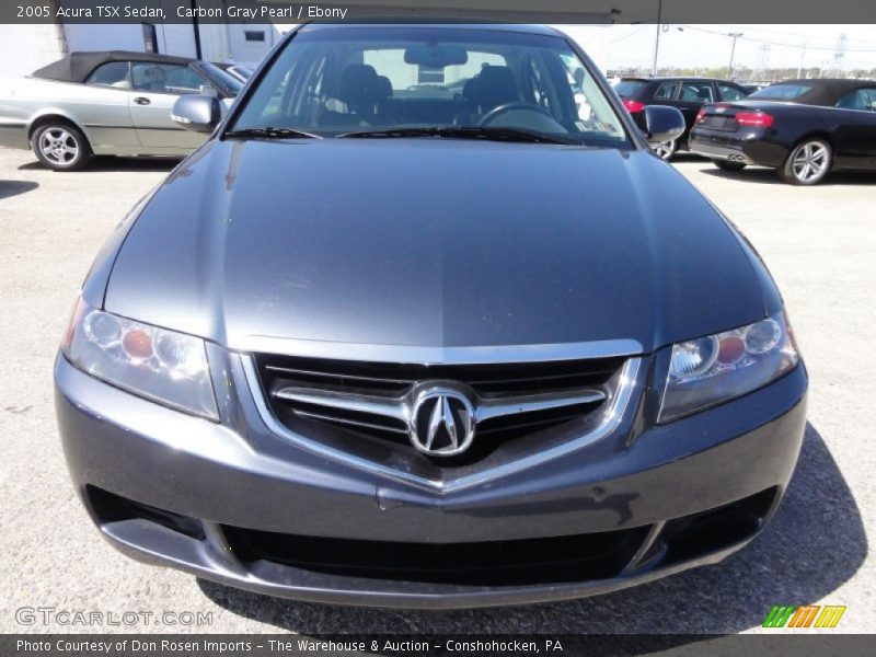 Carbon Gray Pearl / Ebony 2005 Acura TSX Sedan