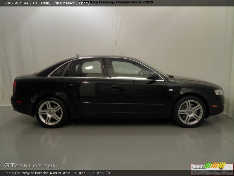 Brilliant Black / Ebony 2007 Audi A4 2.0T Sedan