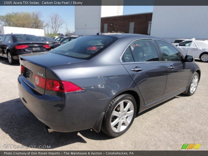 Carbon Gray Pearl / Ebony 2005 Acura TSX Sedan