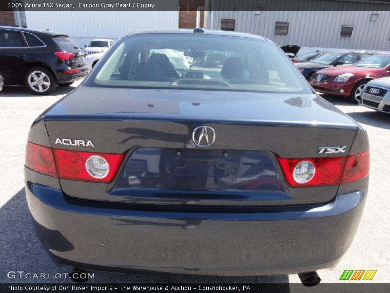 Carbon Gray Pearl / Ebony 2005 Acura TSX Sedan