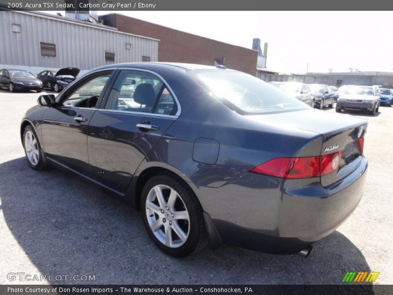 Carbon Gray Pearl / Ebony 2005 Acura TSX Sedan