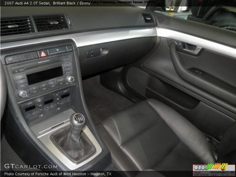 Brilliant Black / Ebony 2007 Audi A4 2.0T Sedan