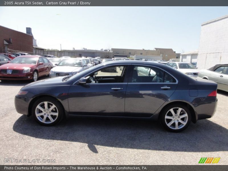 Carbon Gray Pearl / Ebony 2005 Acura TSX Sedan