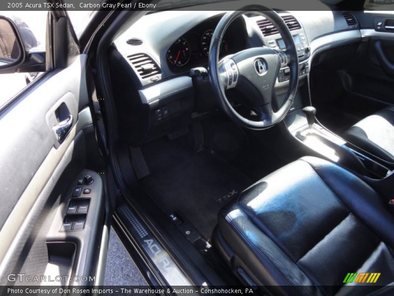 Carbon Gray Pearl / Ebony 2005 Acura TSX Sedan