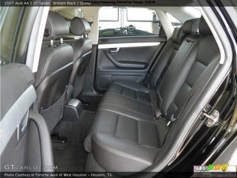 Brilliant Black / Ebony 2007 Audi A4 2.0T Sedan