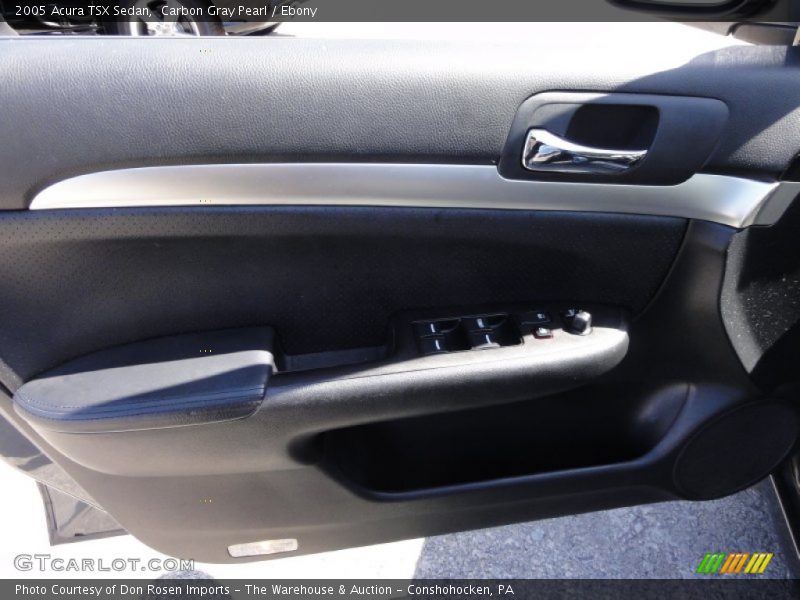 Carbon Gray Pearl / Ebony 2005 Acura TSX Sedan