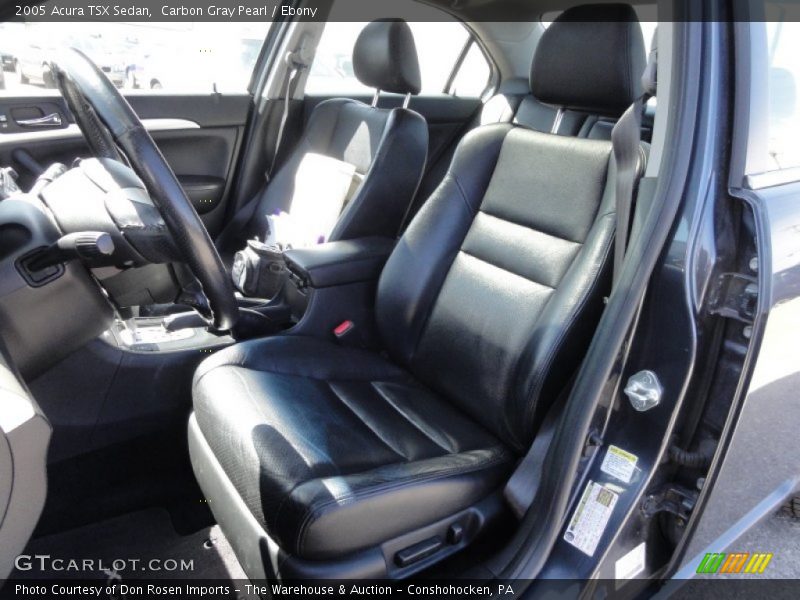 Carbon Gray Pearl / Ebony 2005 Acura TSX Sedan