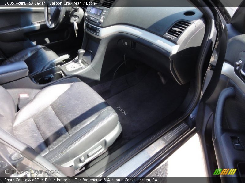 Carbon Gray Pearl / Ebony 2005 Acura TSX Sedan