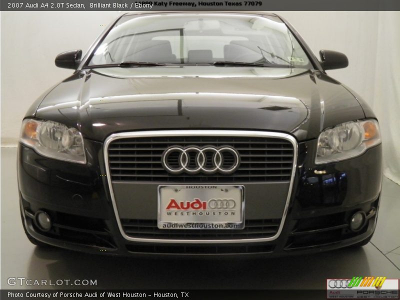 Brilliant Black / Ebony 2007 Audi A4 2.0T Sedan
