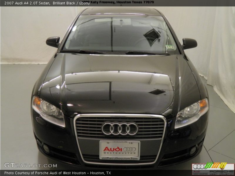 Brilliant Black / Ebony 2007 Audi A4 2.0T Sedan