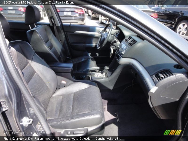 Carbon Gray Pearl / Ebony 2005 Acura TSX Sedan