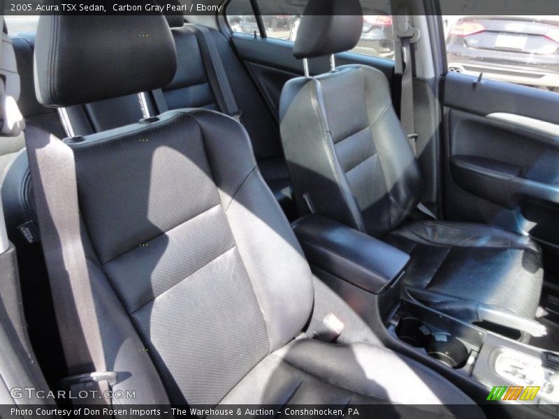 Carbon Gray Pearl / Ebony 2005 Acura TSX Sedan
