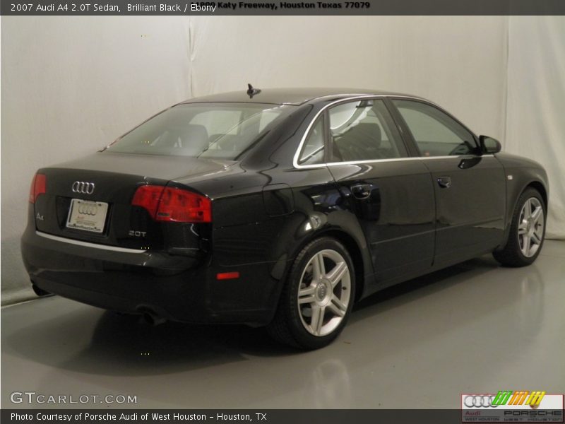 Brilliant Black / Ebony 2007 Audi A4 2.0T Sedan