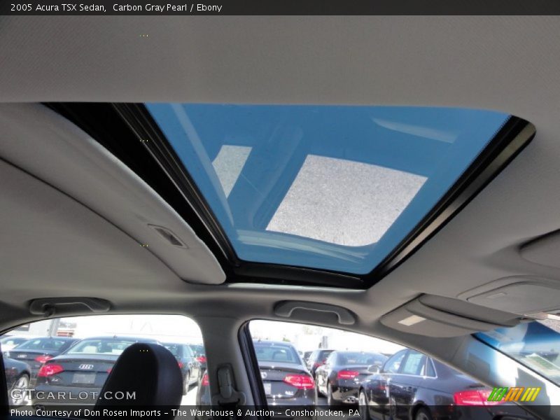 Carbon Gray Pearl / Ebony 2005 Acura TSX Sedan